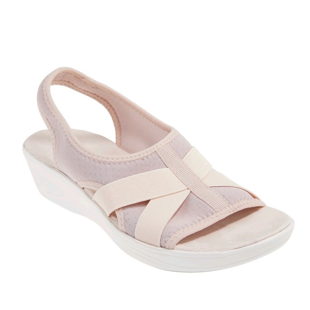 Easy Spirit Maize Stretch Slingback Pink Sandal Size 8 WIDE‎